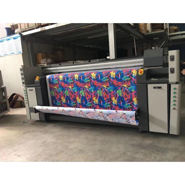 Inkjet Sublimation Digital Fabric Printing Machine With Three Epson4720 Heads