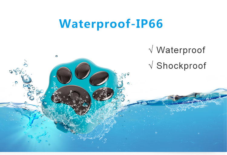Waterproof mini wifi anti-lost pet gps tracker for cat/dog rf-v32