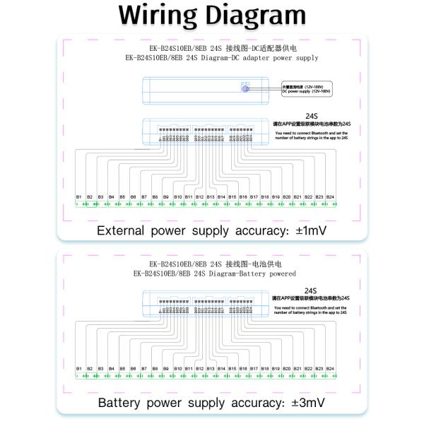 8A Lifepo4 Active Balancer 4S 8S 16S 20S 24S Lifepo4 Bms Cell Active Equalizer