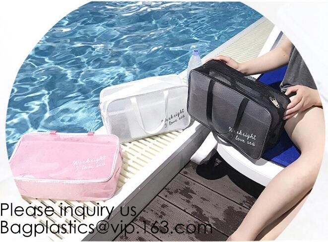 Custom Clear Pvc Lady Handbag Set Transparent Beach Tote Bag With Inner Pouch,Shoulder Tote Holographic PVC Beach Bag