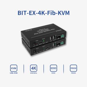 Bitvisus 4k60 Industrial Single Mode 20km LC to LC KVM Transmitter Receiver HDMI Fiber Extender
