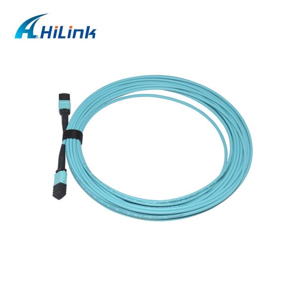 MPO MPO Fiber Cord WDM Solution 24 Core Multimode OM4 Male Male Type B