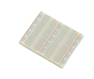 China Bigger Soldering Breadboard 3 Distribution Strips With Lines Color Printed wholesale