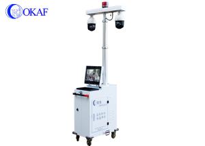 IR Night Vision Mobile Sentry Surveillance Trailers High Resolution 4g Security Camera