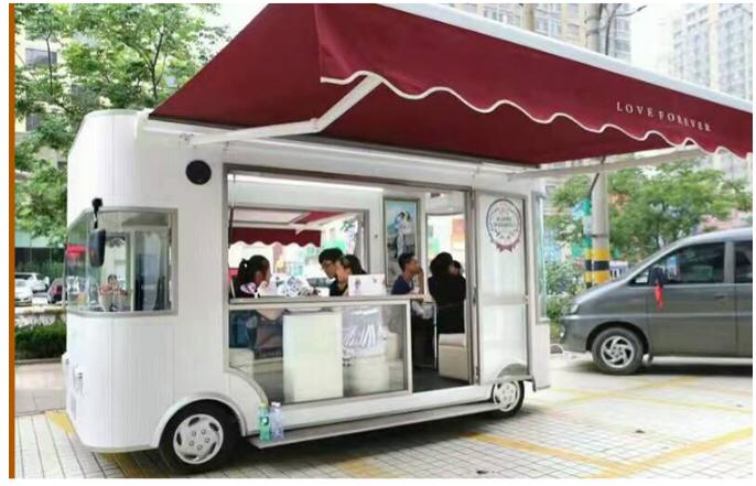 Low Investment Super Fast Food Bus Truck for Food Beverage Shops Speed 85-100kms per time