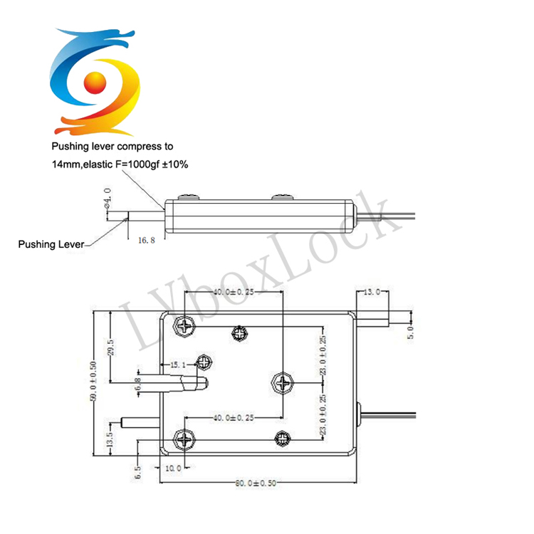 OEM / ODM Electromagnetic Lock Solenoid 12v For Smart Battery Charge Locker