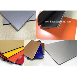 China Impact Resistant 1200*2440mm Aluminium Wall Cladding Panels 4mm wholesale