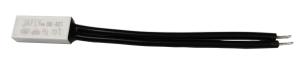 China Anti - Vibration KSD9700 Temperature Switch Thermostat Plastic Shell Black Line wholesale