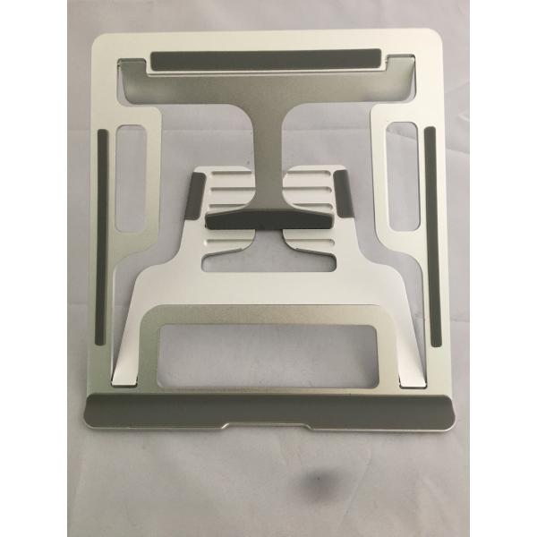 Custom CNC Lathe Machining Metal Laptop Stand Aluminum Cell Phone Stand 3.0mm