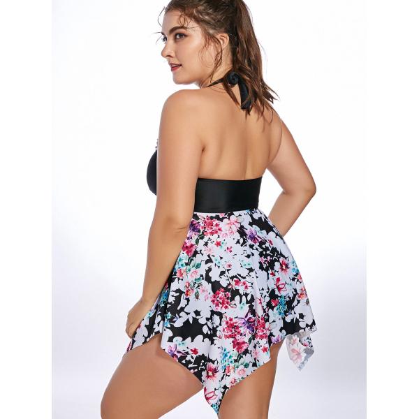 swimwear women bikini Large size swimsuit black dress Beach vacation sexy piece swimsuit fat bikini Increase fertilizer