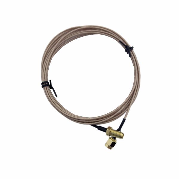 Push Interface RF Cable Assembly Gold / Nickel Plated For Industrial Control Systems