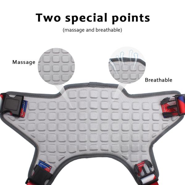 Adjustable Reversible Soft Breathable Pet Smart Harness
