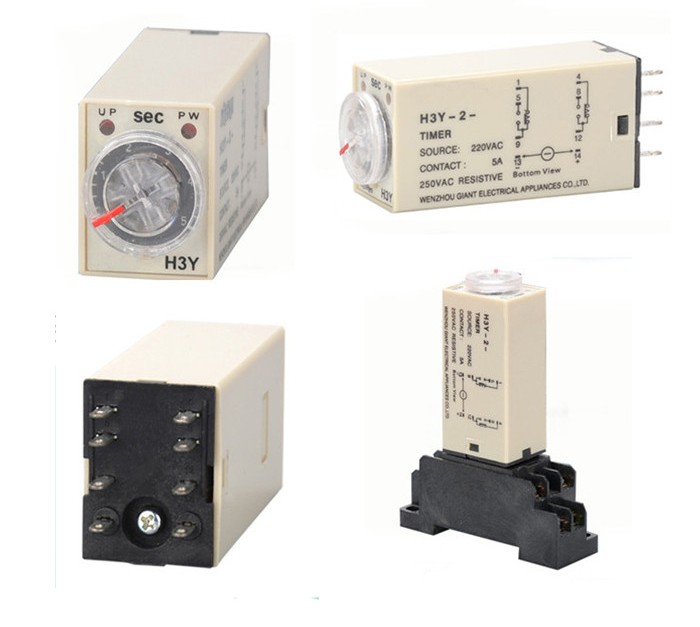 H3Y super electronical mechanical count down timer relay AC24V 220V