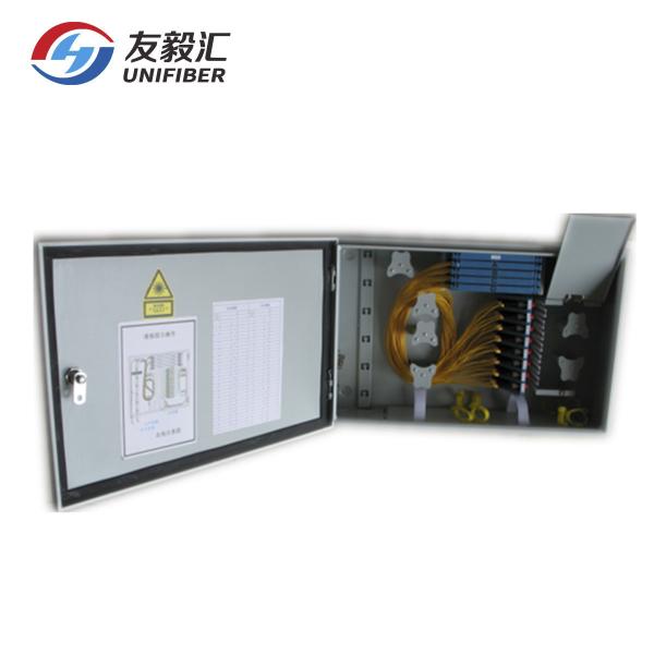 Wall Mounted 144 Core FTTH Fiber Optic Distribution Box IP65