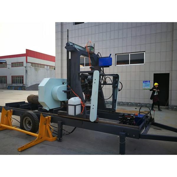 Gasoline portable wood saw mill, Portable Wood Band Saw Automatic Sawmill For Sale