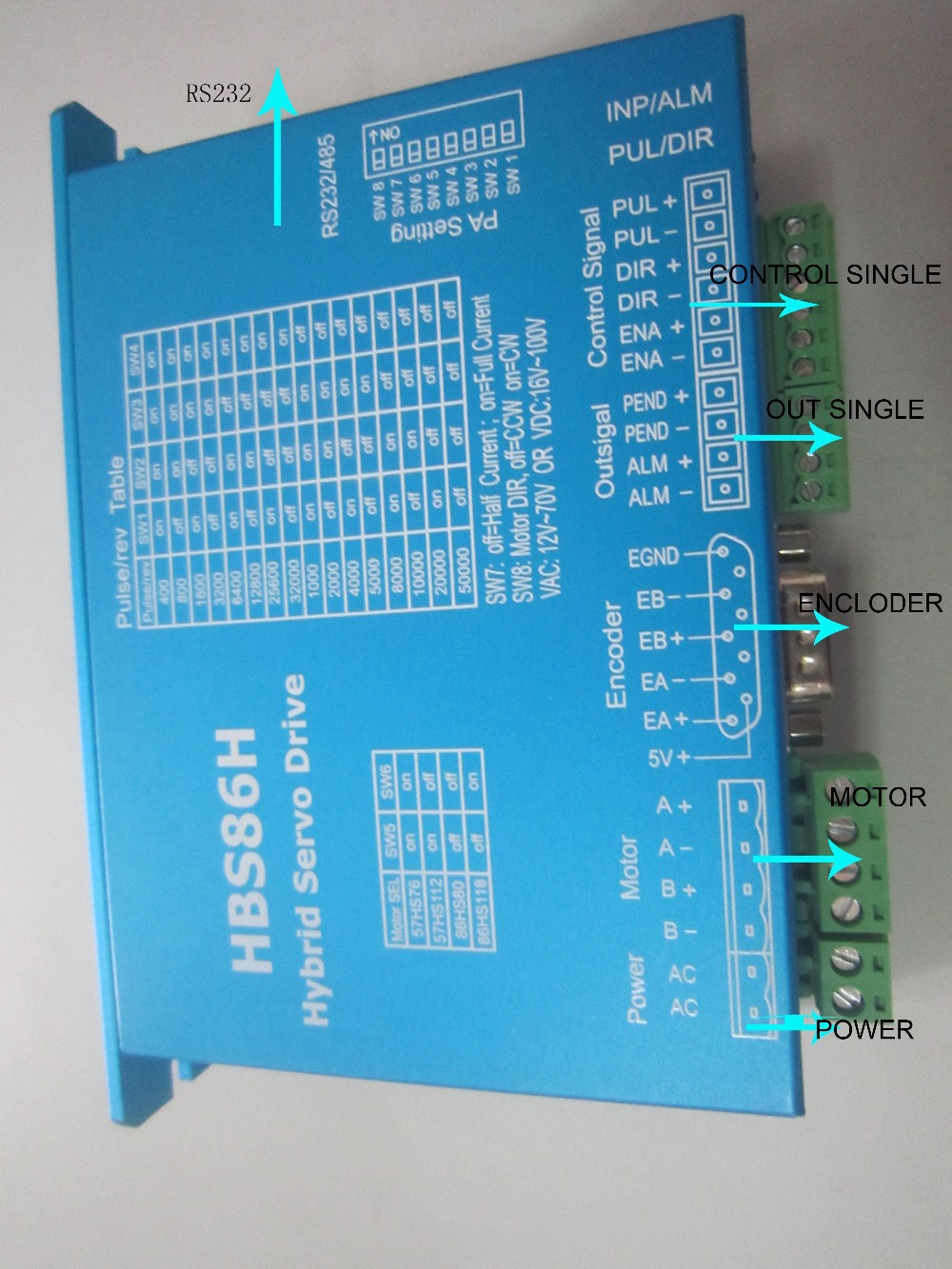 low price closed loop stepper motor for 57mm