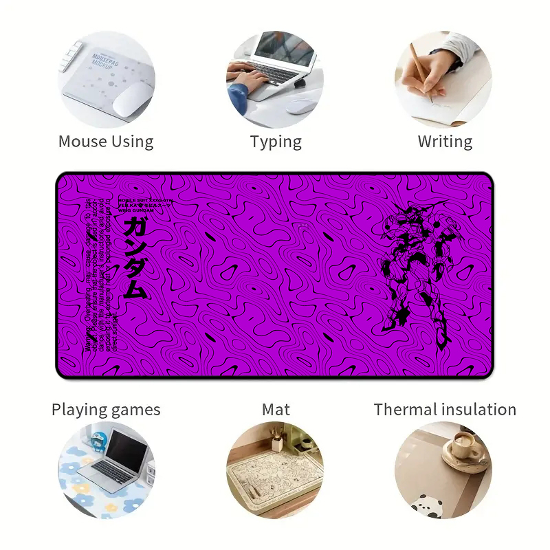 Function Computer Pc Laptop Mouse Pad Custom Design Sublimation White PVC Blank with Logo Printing