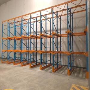 China SGS Drive In Drive Through Racking System 3.5T Warehouse System wholesale