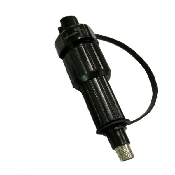 Quality SC IP68 WaterProof Black Connector Optical Fiber Patch Cord For Outdoor Application for sale