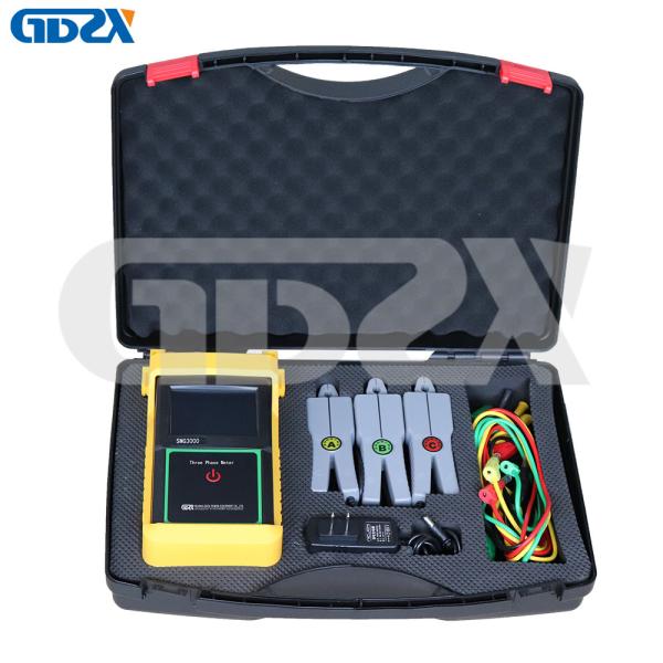 SMG3000 Finger Touch Three Phase Power Analyzer , Power Quality Monitoring
