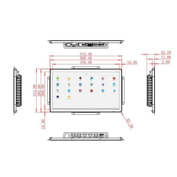 21.5-Inch Android All-in-One Tablet for Industrial Dashboards and Smart Retail Displays