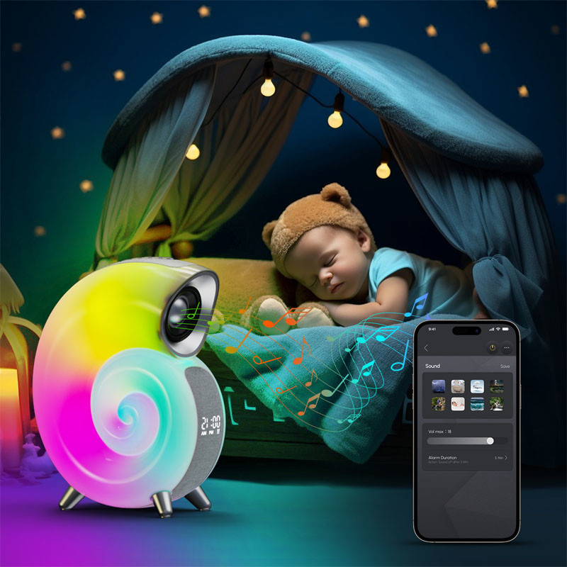 G Lamp Conch Music Lamp Light and Bluetooth G Speaker Lamp with Adjustable Sound Volume