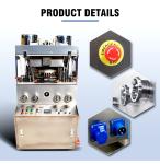 Rotary Fully Automatic Tablet Compression Machine Double Color For Dishwashing