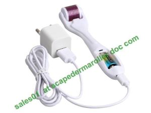 China 3 in 1 function Vibration LED Microneedle derma rollers wholesale