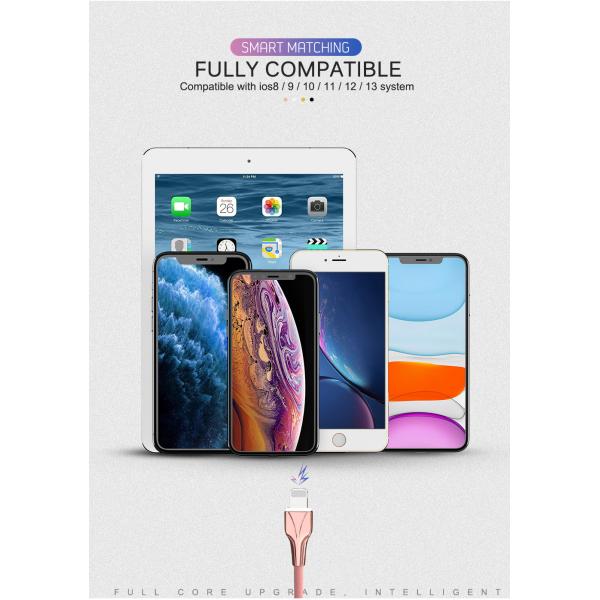 1m 2m USB Data Transfer Cables Type C Micro Lightning 3A ISO9001 For Iphone 12 Pro Max