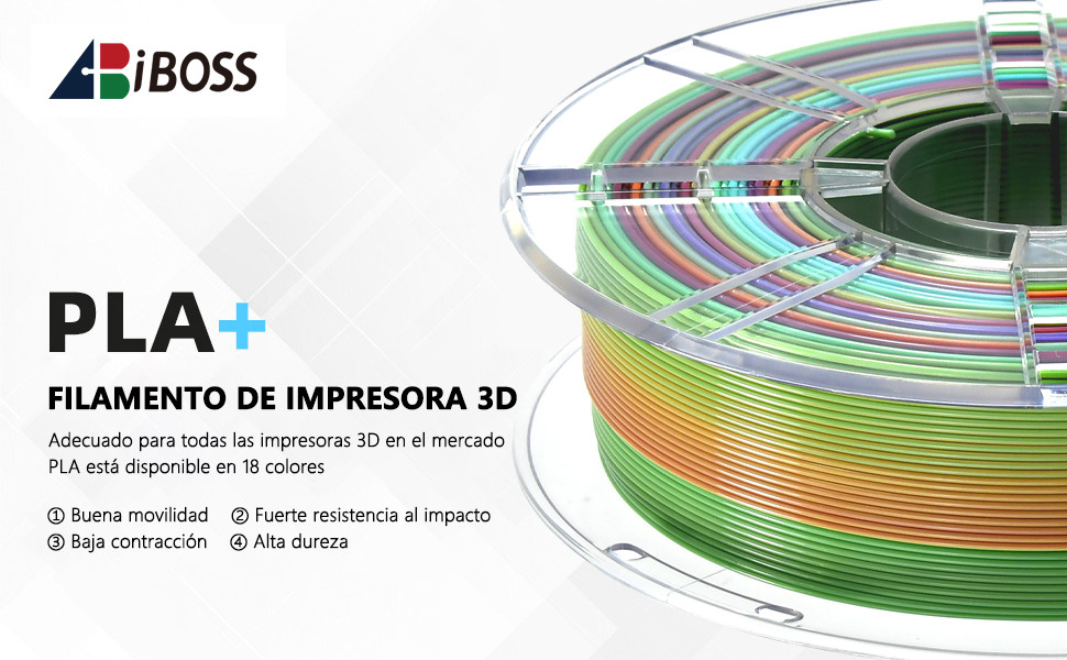3D Printing Filament 1kg silk Rainbow PLA Filament Plus 1.75mm PLA Silk Filament