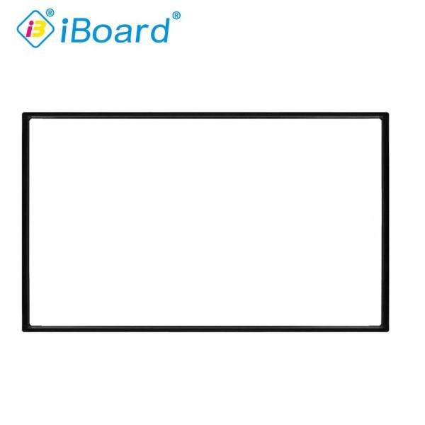 Quality Iboard Interactive Whiteboard Overlay Infrared Touch 120 Inch 10 Points USB Port 4K Projector White Board For Room School for sale