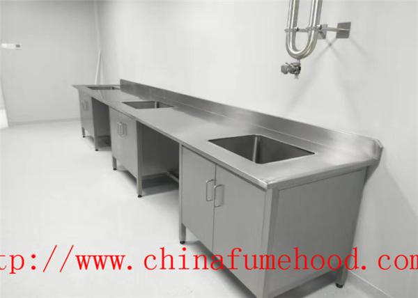 Quality Antirusting 304 Stainless Steel Lab Bench Multifunctional For University for sale