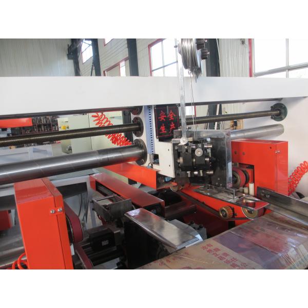 Semi Automatic 600nails/min Corrugated Box Stitcher Double Carton Stitching Machine