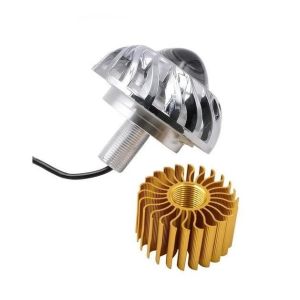 China 3000lm 30w Motorcycle Headlight Angel Eyes High Low Beam on sale