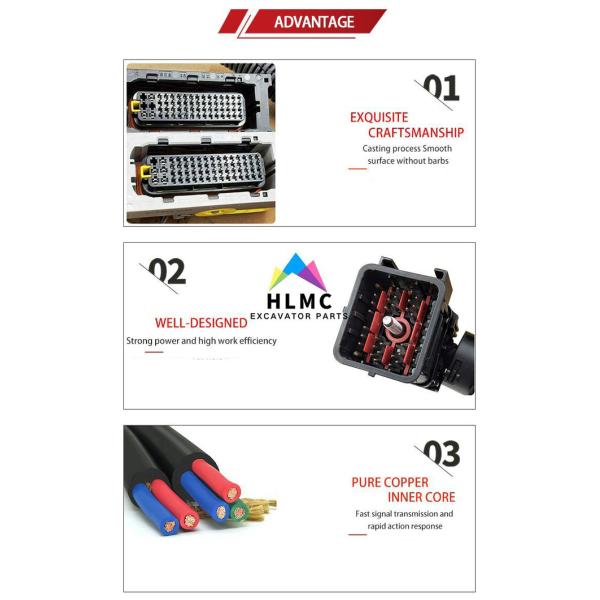 PC400-7 PC450-7 PC400-8 Excavator Wiring Harness 6156-81-9110 Spare Parts