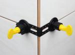 Reusable Tile Leveling Bracket for Inside and Outside Corner Tile Leveling