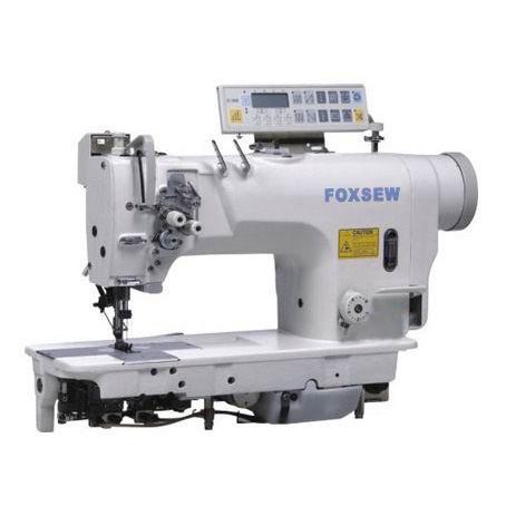Quality Computer-controlled Direct Drive Fixed Needle Bar Double Needle Lockstitch Sewing Machine for sale