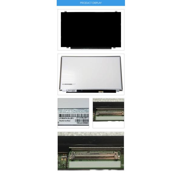 LVDS Display Interface Full HD LCD Screen / 15.6 Inch Laptop Screen LP156WF4 SL B1