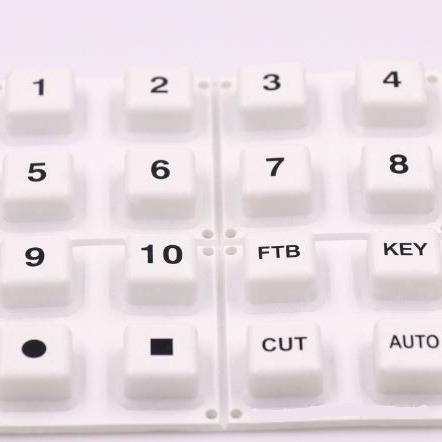 Quality MIDI 4X4 Backlit Custom Silicone Rubber Keypads for sale