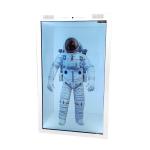 Whit 4K Transparent LCD Showcase For Product Display And Interactive Branding