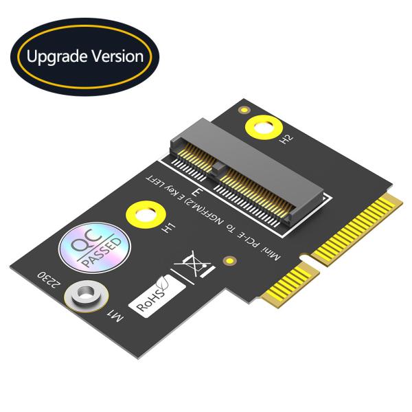 M.2 NGFF key E to Half-size Mini PCI-E Adapter for WiFi6 AX200, 9260, 8265 ,8260
