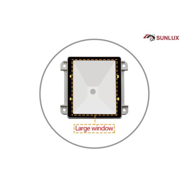 Big Scan Window White Barcode Scanner Module For Kiosk Decode 30 Fps