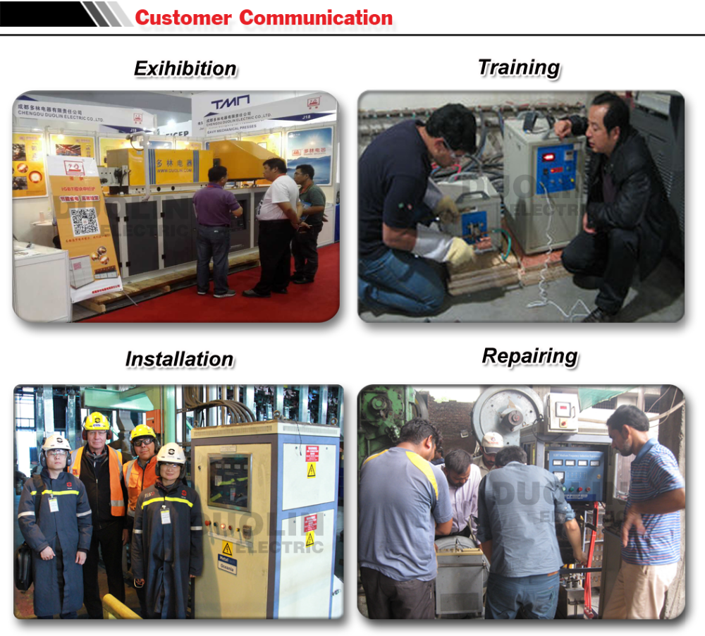IGBT Solid State Induction Heating Equipment For Aluminium Bar Forming With Water Cooling System