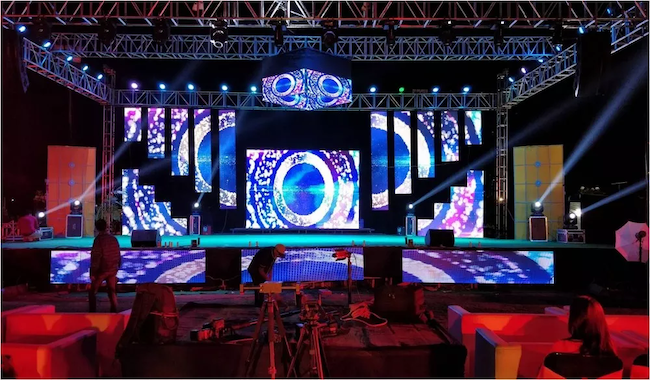 Stage Event LED Screen Rental Background P3.91mm Indoor 1