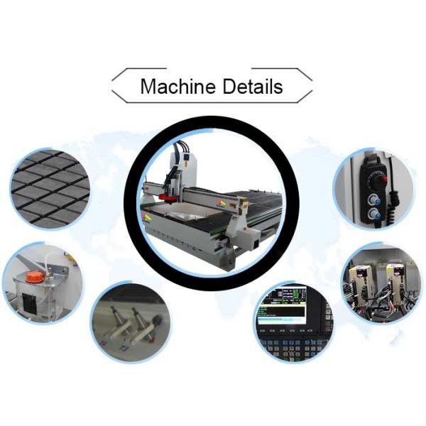 High Efficency ATC CNC Wood Router Machine For Funiture Stair 3D Engraving