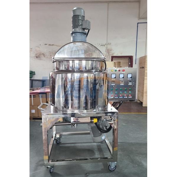 Sanitizer Making Homogenizer Emulsifier Mixer 300L Movable Design