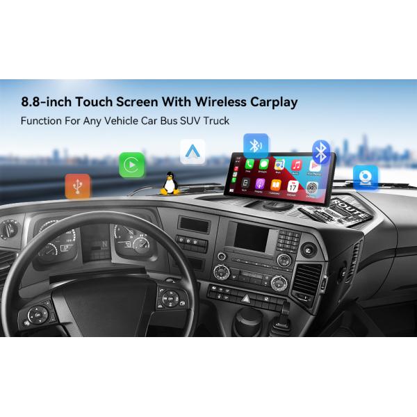 Linux Wireless Carplay And Android Auto 8.8 Inch Touch Screen Function Fit For All Cars