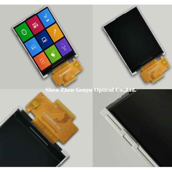 Viewing Angle 12 0'Clock Genyu 2.4 Inch TFT Spi Screen 240x320 dots ST7789V driver 18pin FPC 2.4" Small TFT Module Display