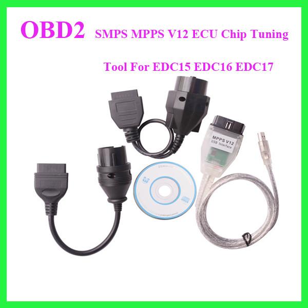 Quality SMPS MPPS V12 ECU Chip Tuning Tool For EDC15 EDC16 EDC17 for sale