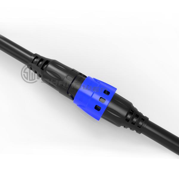 M19 Connector 3 Holes 9 Pin Male Connector Plug Signal power integrated